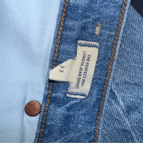 Madewell The Perfect Vintage Mid-Length Jean Short in Grennan Wash 33 - Picture 3 of 3
